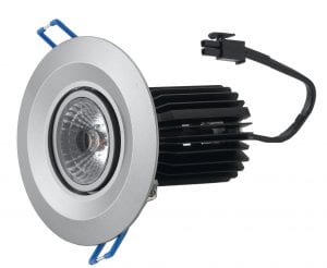 DDLB12700 - Single Lens 10w LED Downlight Fitting 75-90mm Bridgelux